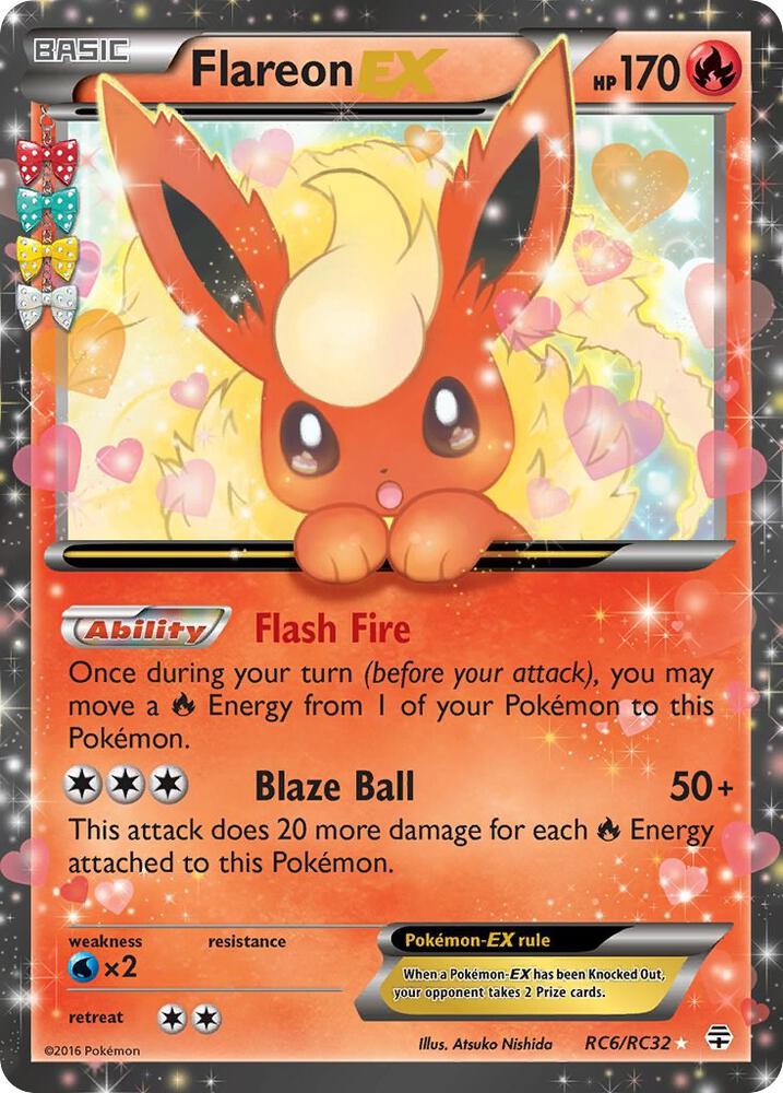 Pokemon: Flareon EX RC6/RC32