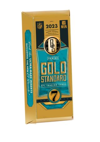 rare panini football cards 2023 2023 Gold Standard Hobby Box