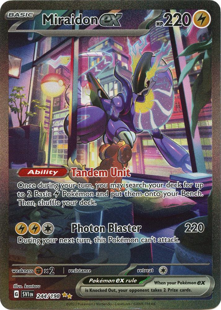 Pokemon: Miraidon ex 244/198