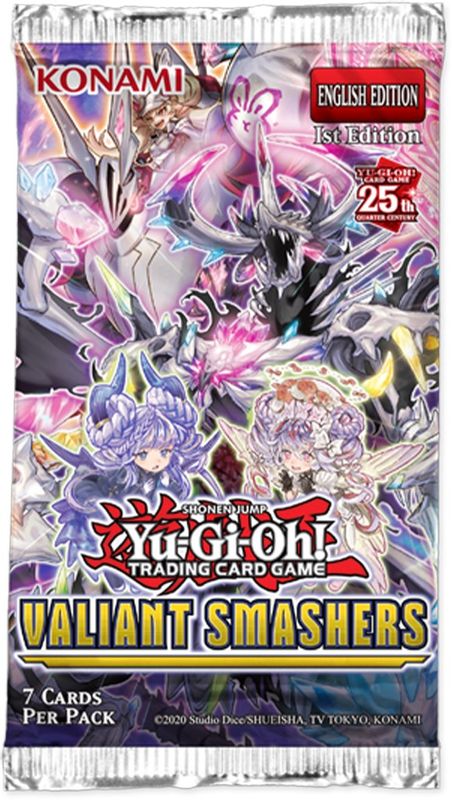 YuGiOh Trading Card Game Valiant Smashers Booster Pack [7 Cards]