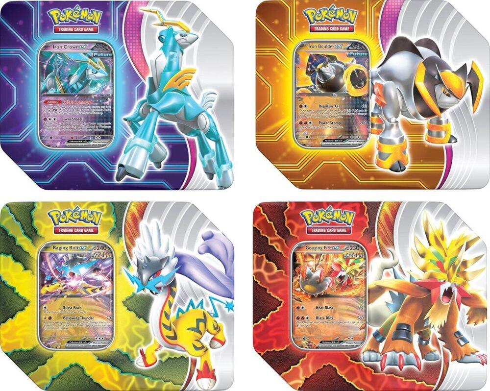 pokemon tcg future cards Pokémon: Paradox Destinies Tin (Styles May Vary)