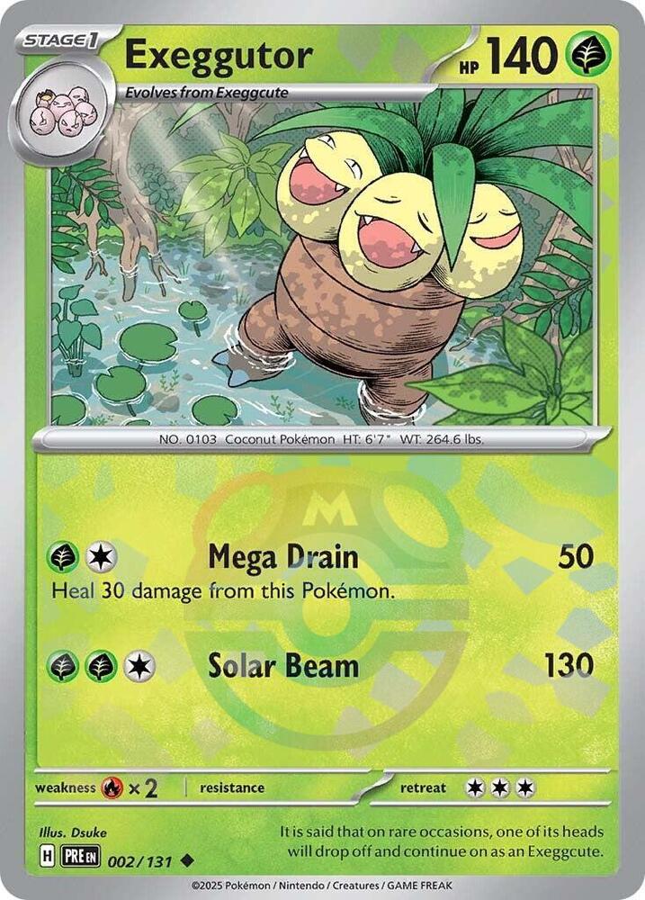 pokemon exeggcute card Pokémon: Exeggutor (Master Ball Pattern)
