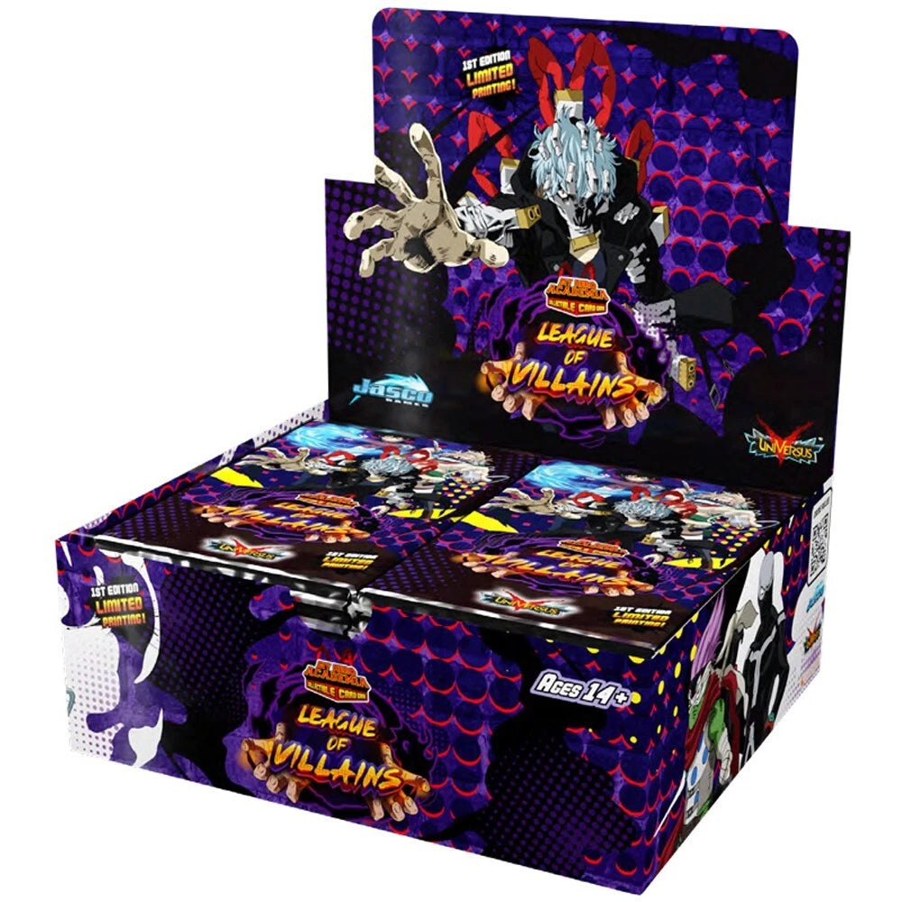 My Hero Academia CCG Series 4: League of Villains Booster Display My Hero Academia CCG Series 4: League of Villains Booster Display