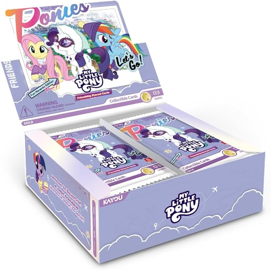 my little pony booster box TCG| Friendship Eternal Collectible Cards: Fun Moments Edition Series 3 (03A)- Size:GREEN (59x91mm) - 50 sleeves Pokemon Black & White Nintendo DS Classic The storyline emphasizes core