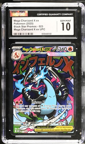 charizard pokemon card graded 10 Pokemon: Mega Charizard X ex - Black Star Promos