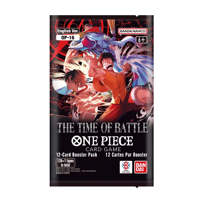 pokemon shiny treasure ex booster box sv4a One Piece TCG: The Time of Battle (OP-16)