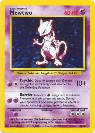 Mewtwo - Base Set (Shadowless) (BSS) - Unlimited