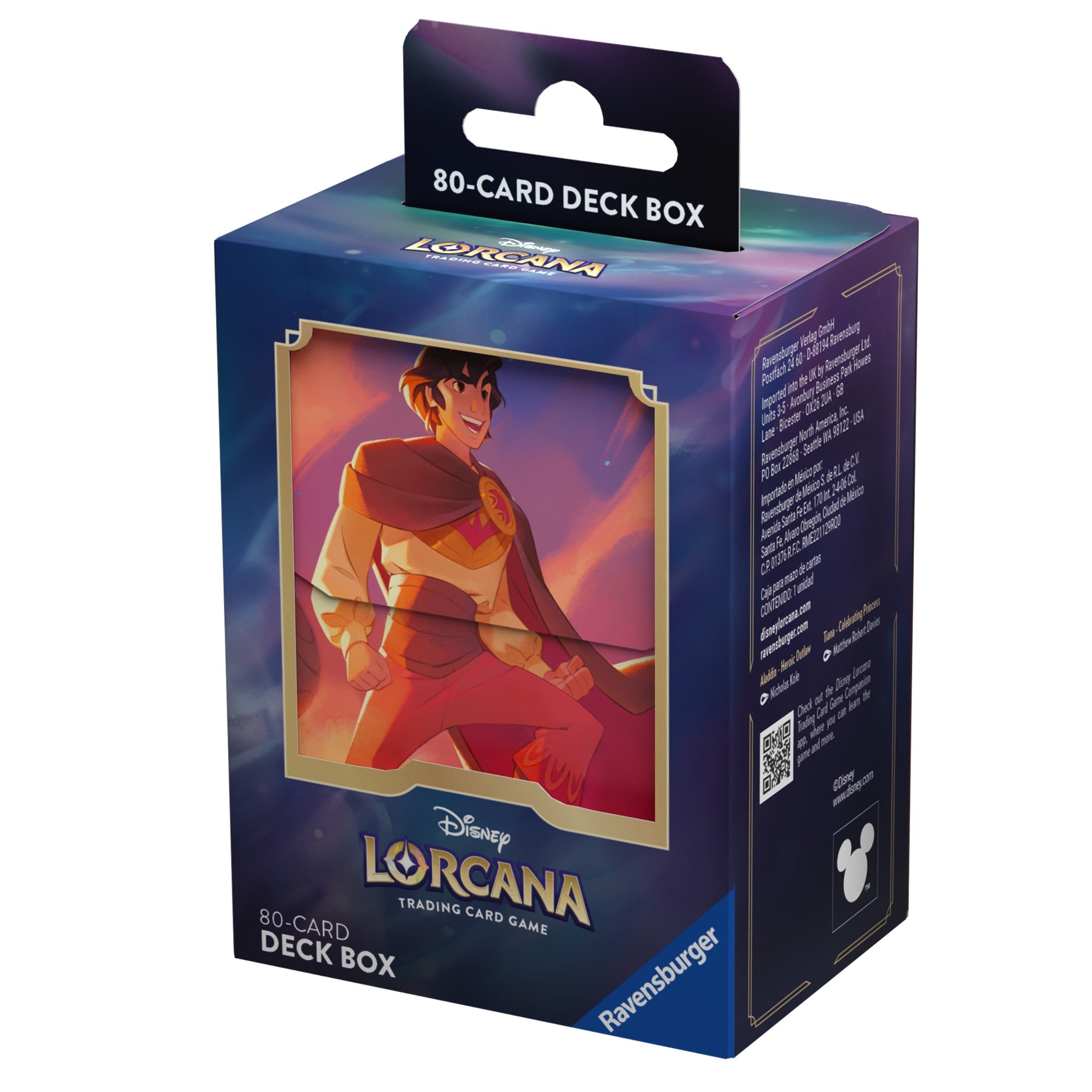 Lorcana : Shimmering Skies Deck Box - Aladdin Lorcana : Shimmering Skies Deck Box - Aladdin