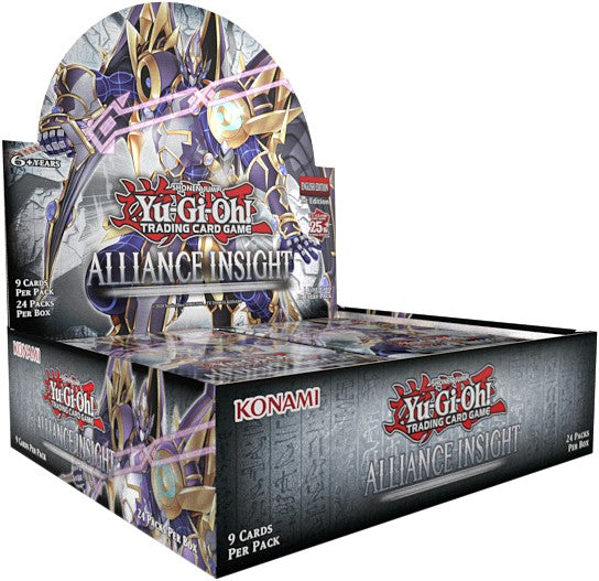 embossed yugioh card Yu-Gi-Oh! Alliance Insight Booster Box
