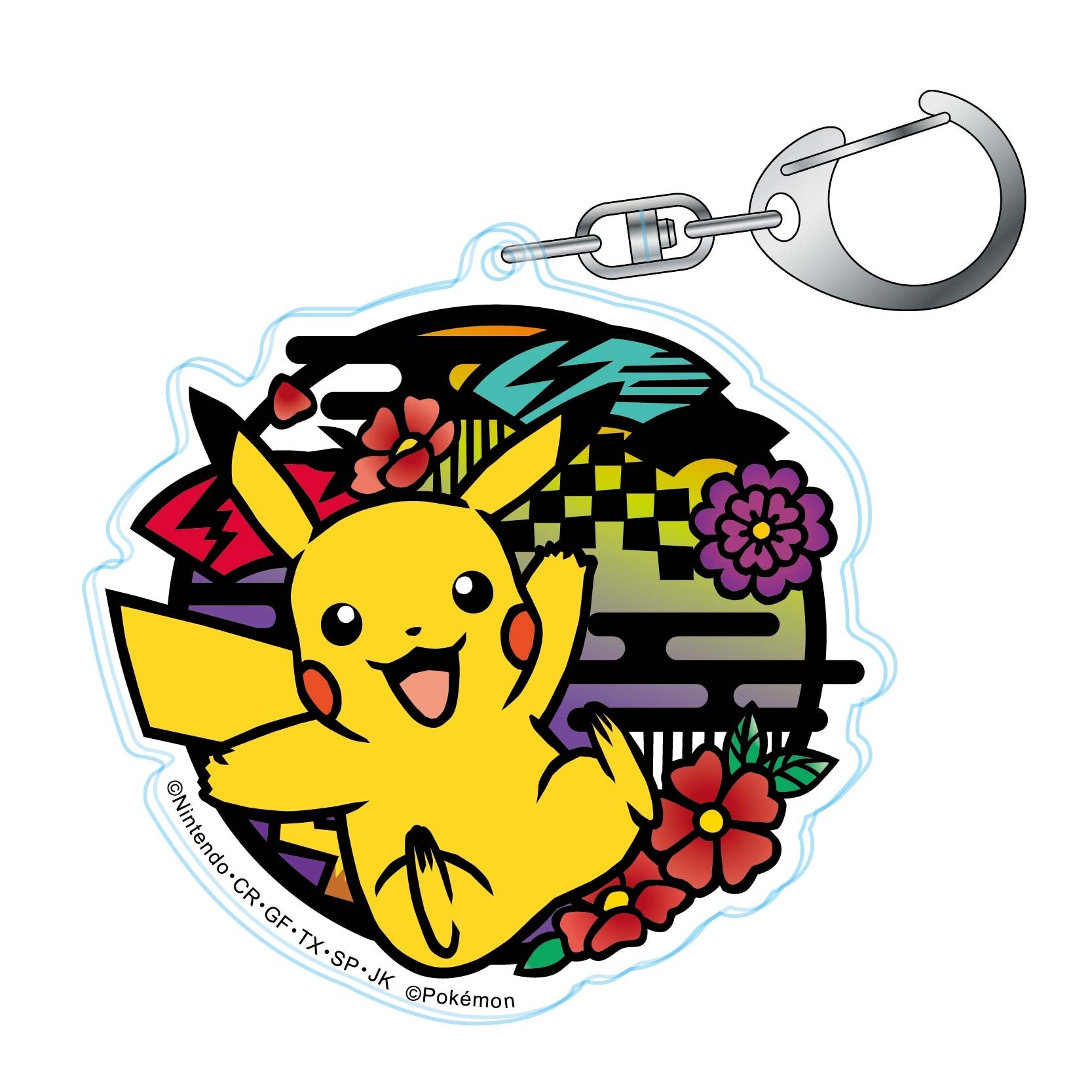Pokemon: Kirie Series Acrylic Keychain Pikachu