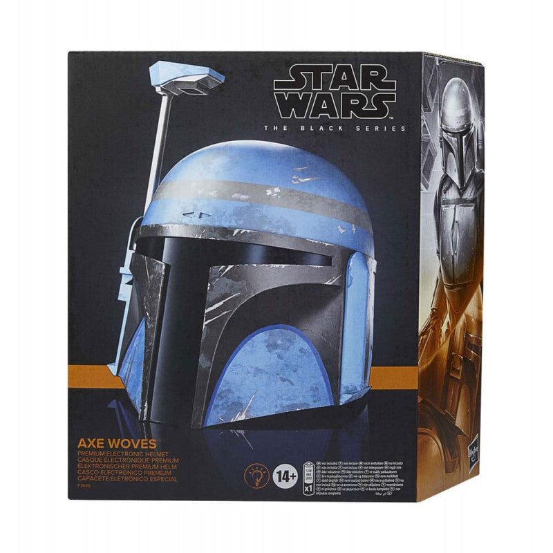 Star Wars: The Mandalorian Black Series Electronic Helmet Ax Woves Rep
