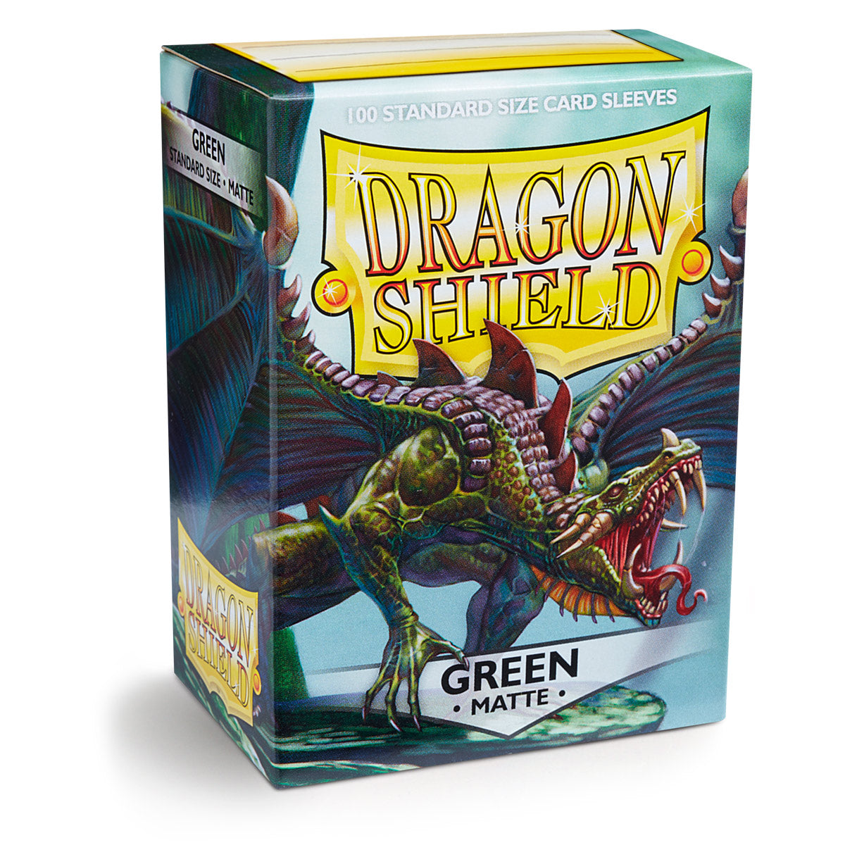 Dragon Shield Matte Green Standard Sleeves (100)