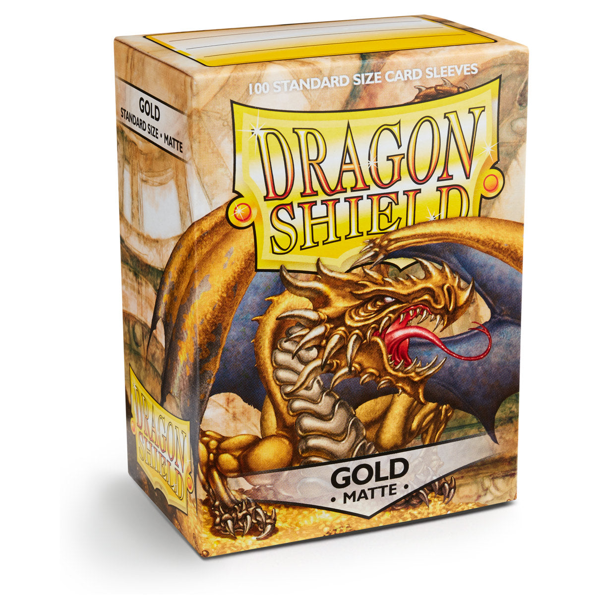 Dragon Shield: Matte Gold (100) Protective Sleeves