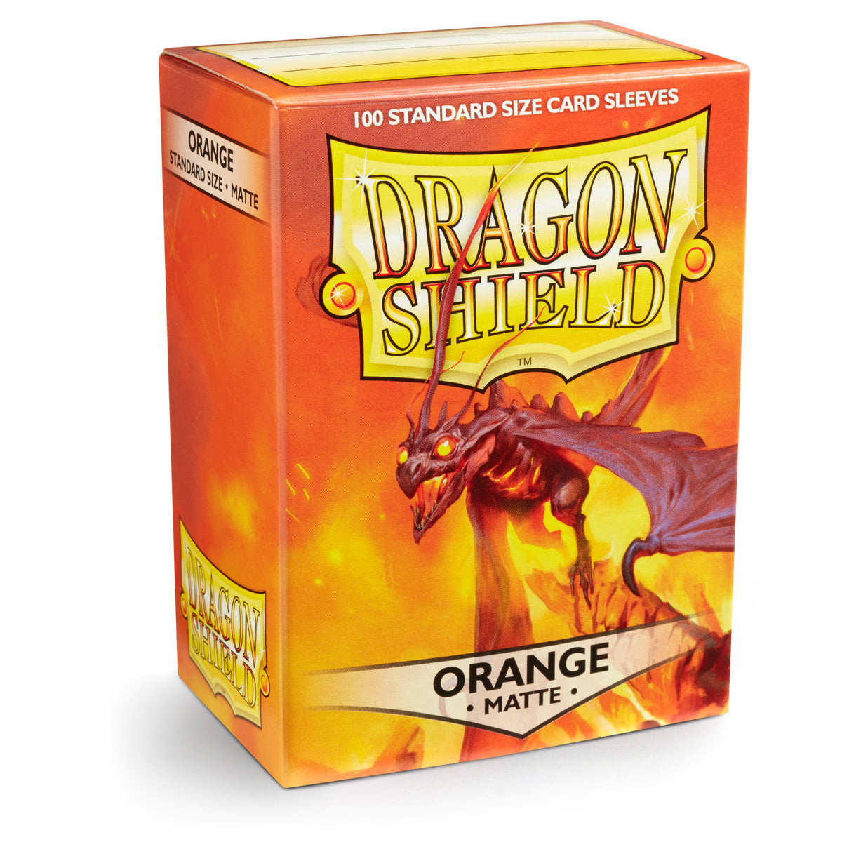 Dragon Shield: Matte Orange (100) Protective Sleeves