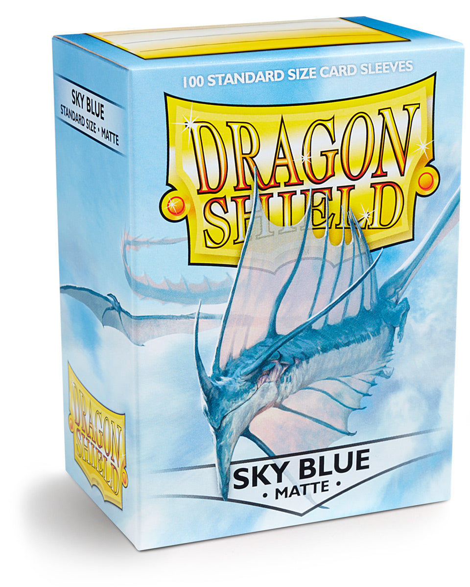 Dragon Shield: Matte Sky Blue (100) Protective Sleeve