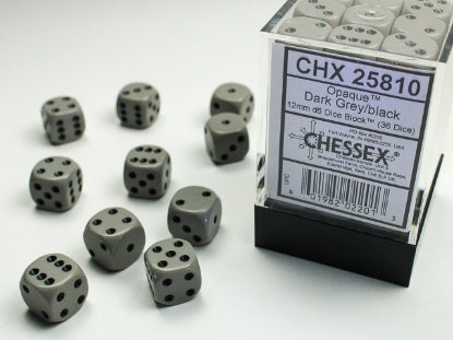 Chessex: 12mm D6 Dice Block