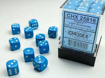 Chessex: 12mm D6 Dice Block