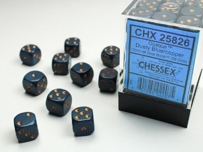 Chessex: 12mm D6 Dice Block