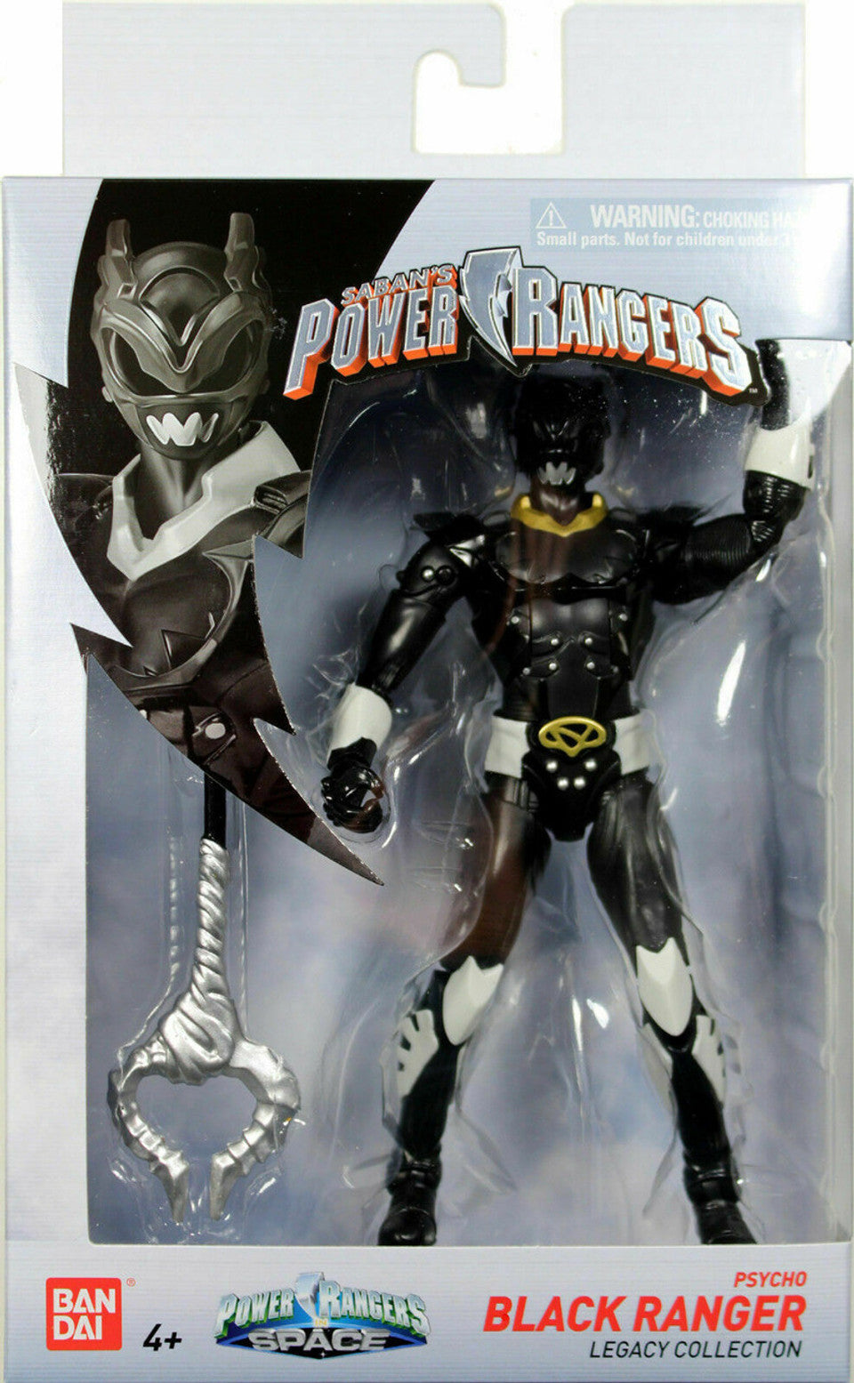 Power Rangers In Space Legacy Psycho Black Ranger Action Figure [PRIS]