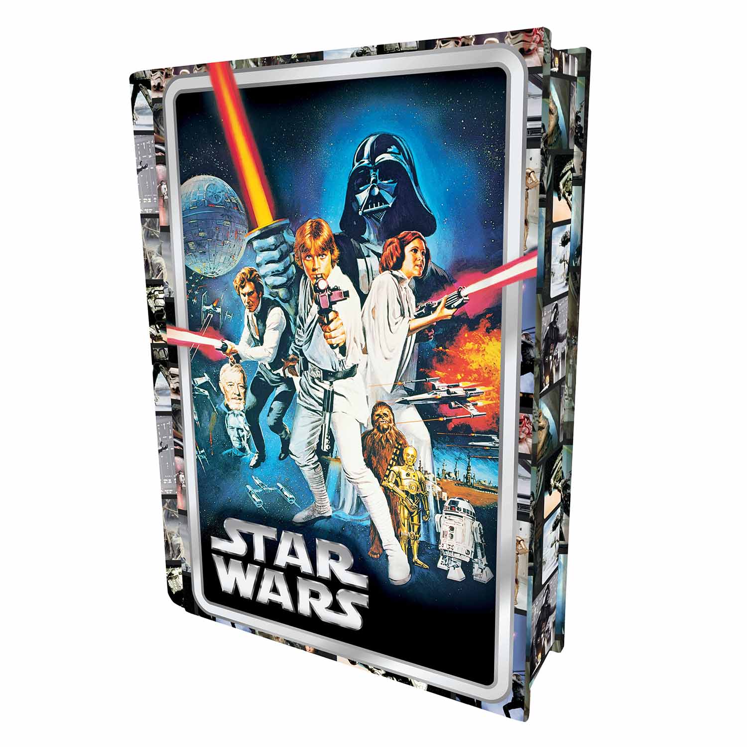 Prime 3D - Disney - Star Wars - Star Wars: Episode IV - A New Hope 300 Piece Lenticular Puzzle in a Collectible Tin, 12" x 18"