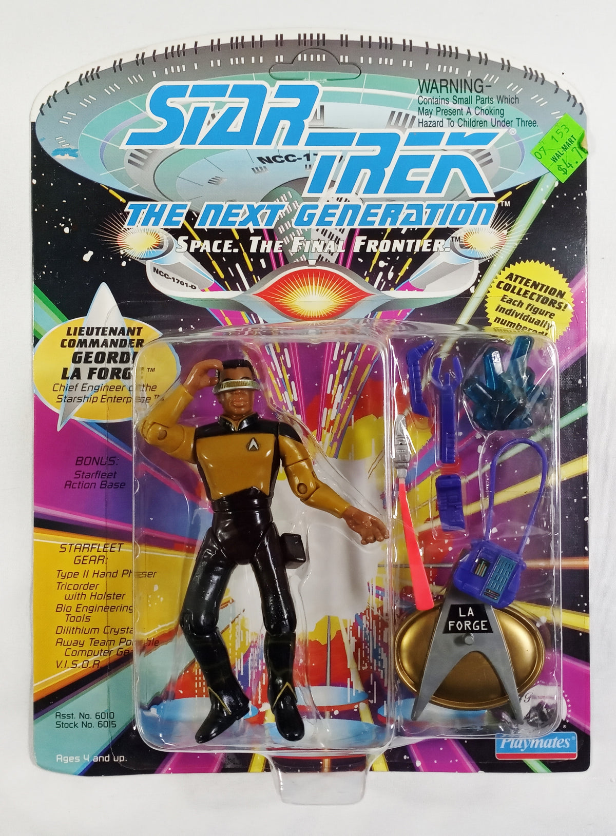 Star Trek: The Next Generation Lieutenant Commander Geordi LaForge Action Figure - VGMX