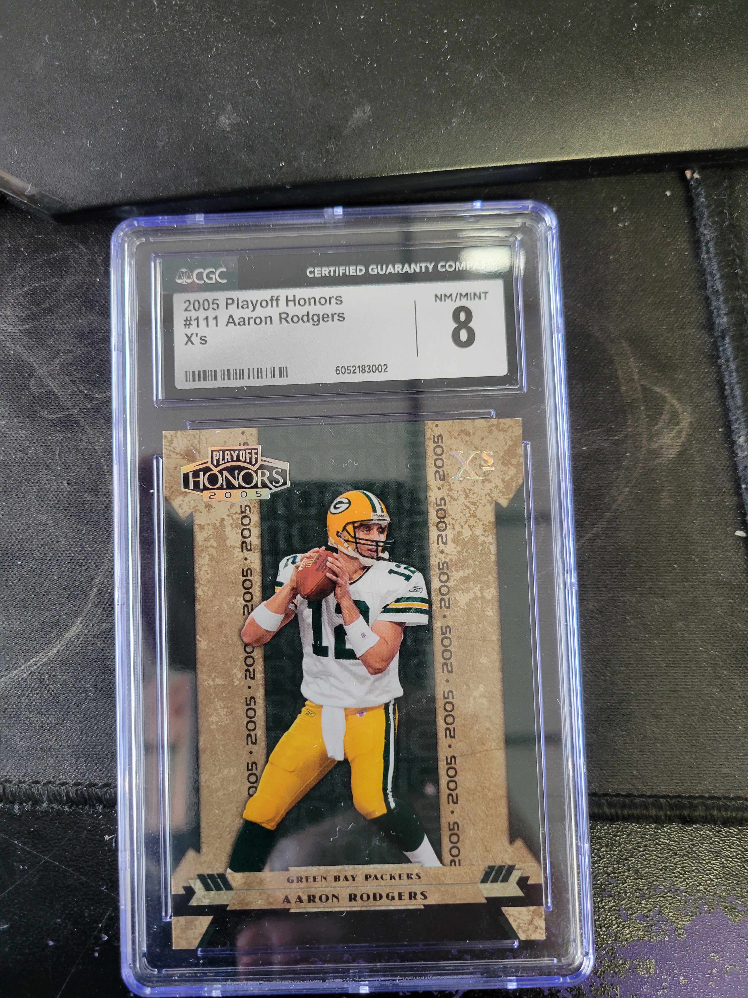 2005 Playoff Honors - Aaron Rodgers - X's /99 - CGC 8 - VGMX