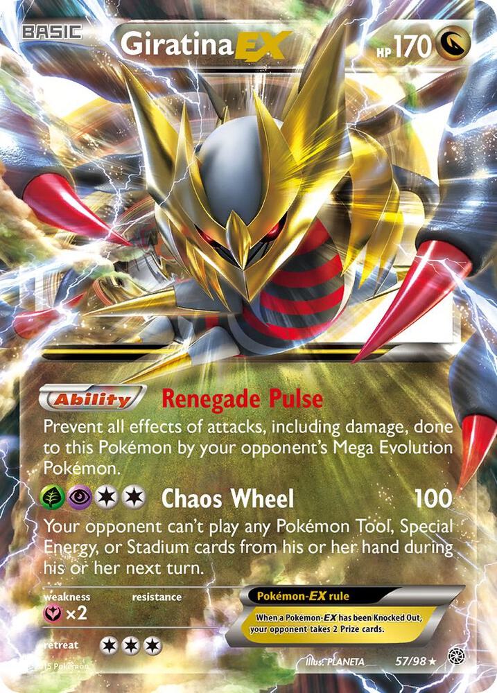 Pokémon: Giratina EX - 57/98 - Ancient Origins - VGMX