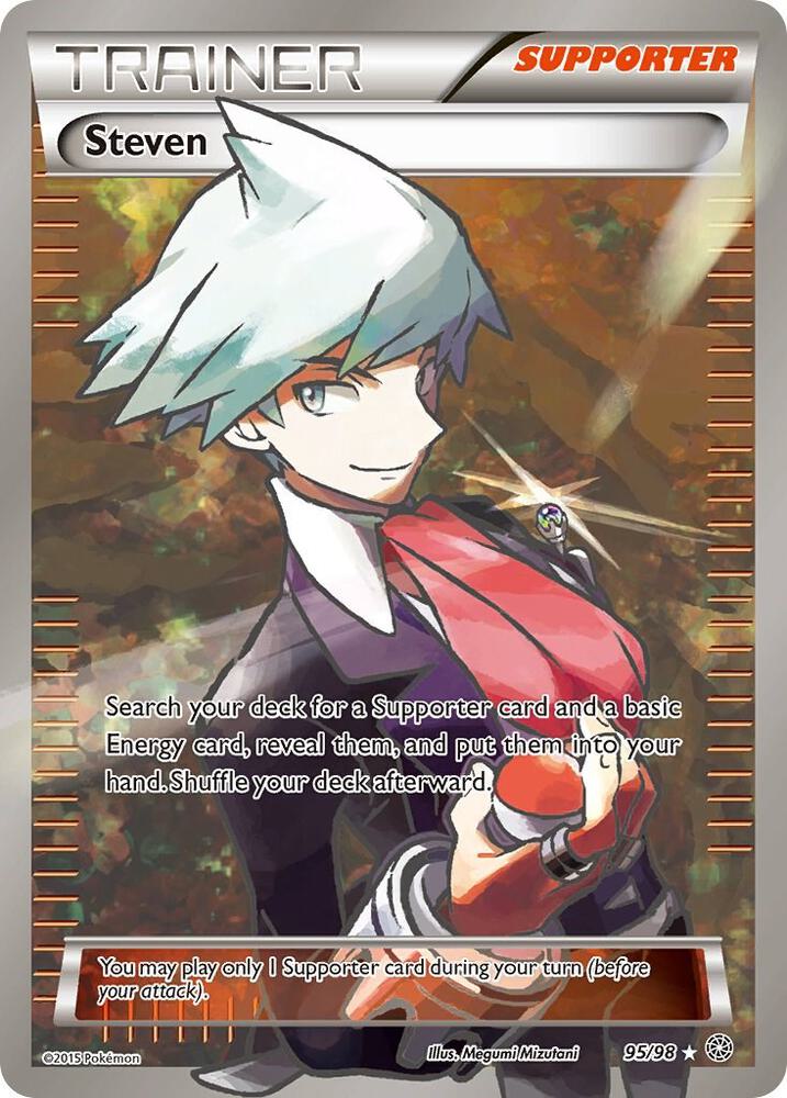 Pokémon: Steven (Full Art) - XY - Ancient Origins - VGMX
