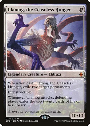 Ulamog, the Ceaseless Hunger - Battle for Zendikar (BFZ)