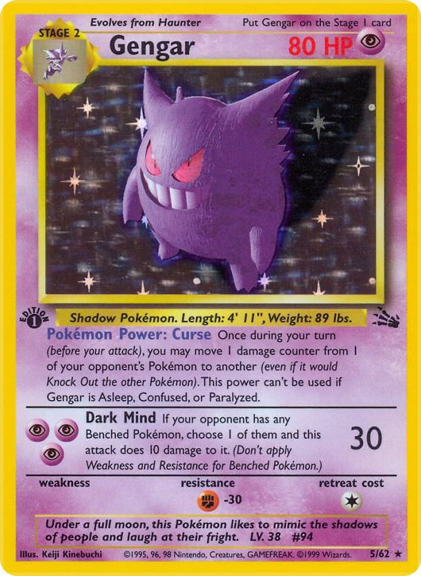 Gengar (5) - Fossil (FO)