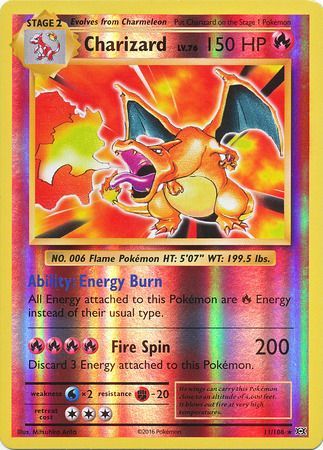 Charizard (Reverse Holo) - XY - Evolutions