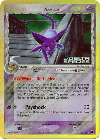 Espeon (Delta Species) (Reverse Holo) - Delta Species