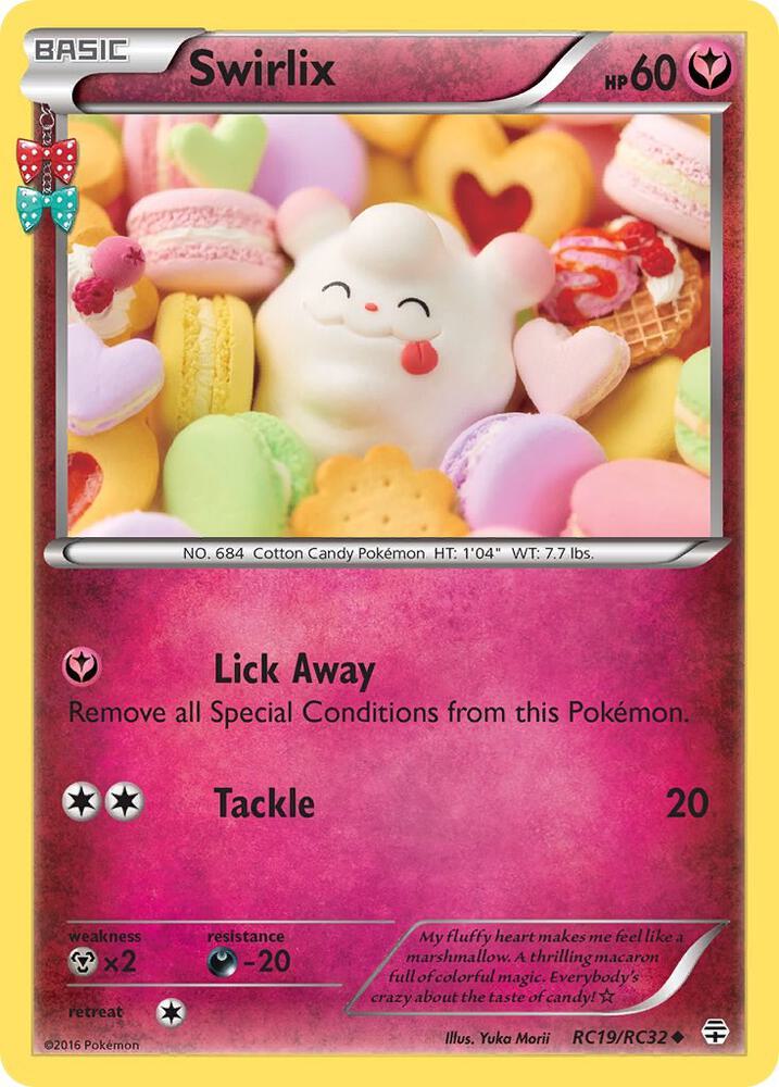 Pokémon: Swirlix - RC19/RC32 - Generations: Radiant Collection - VGMX