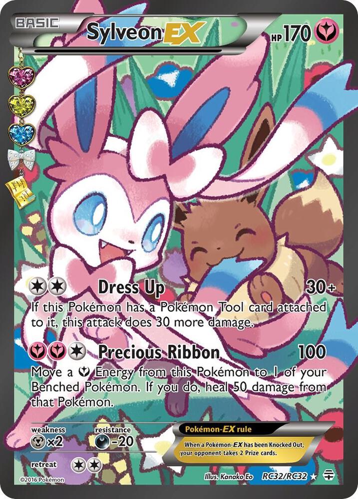 Pokemon: Sylveon EX (Full Art) - Generations: Radiant Collection - VGMX