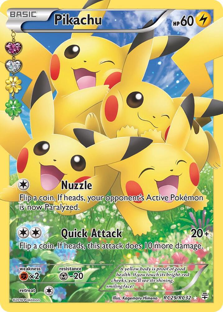Pokémon: Pikachu (Full Art) - RC29/RC32 - Generations: Radiant Collection