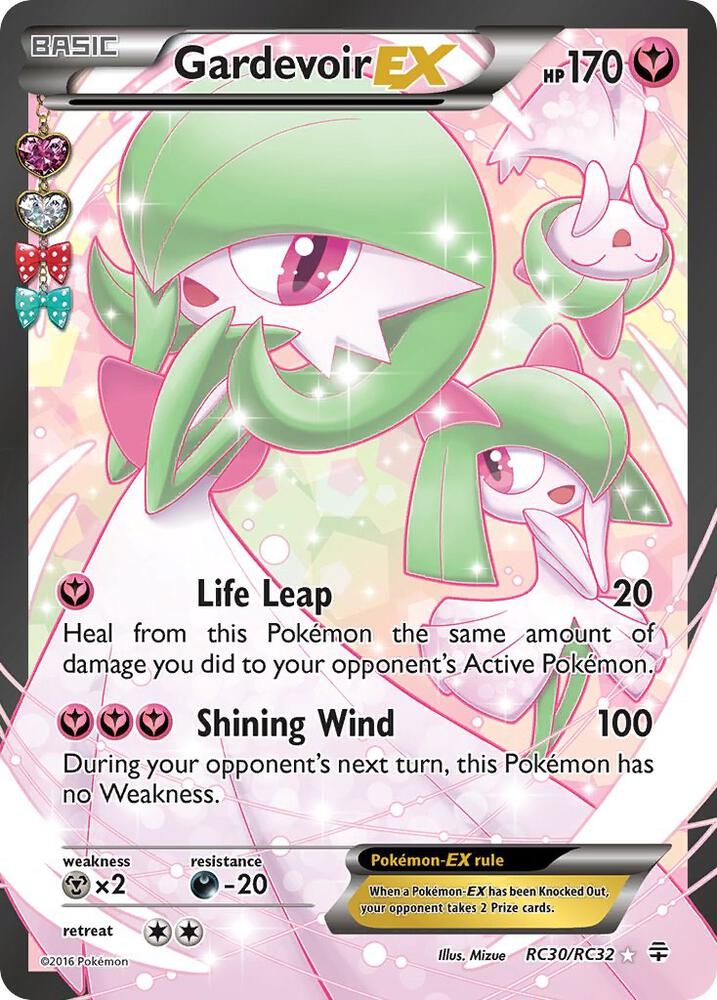 Pokemon: Gardevoir EX (Full Art) RC30/RC32 - Generations: Radiant Collection - VGMX