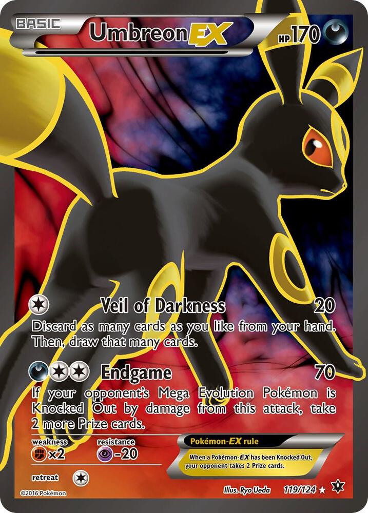 Pokemon: Umbreon EX 119/124 - Fates Collide - VGMX