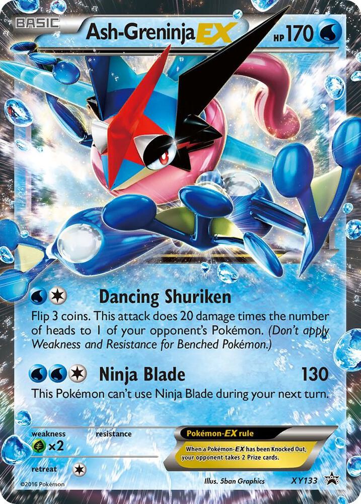 Pokemon: Ash-Greninja EX XY133 - XY Promos - VGMX
