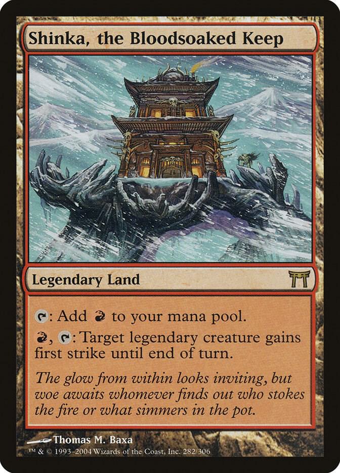 Magic: The Gathering: Shinka, the Bloodsoaked Keep - Champions of Kamigawa