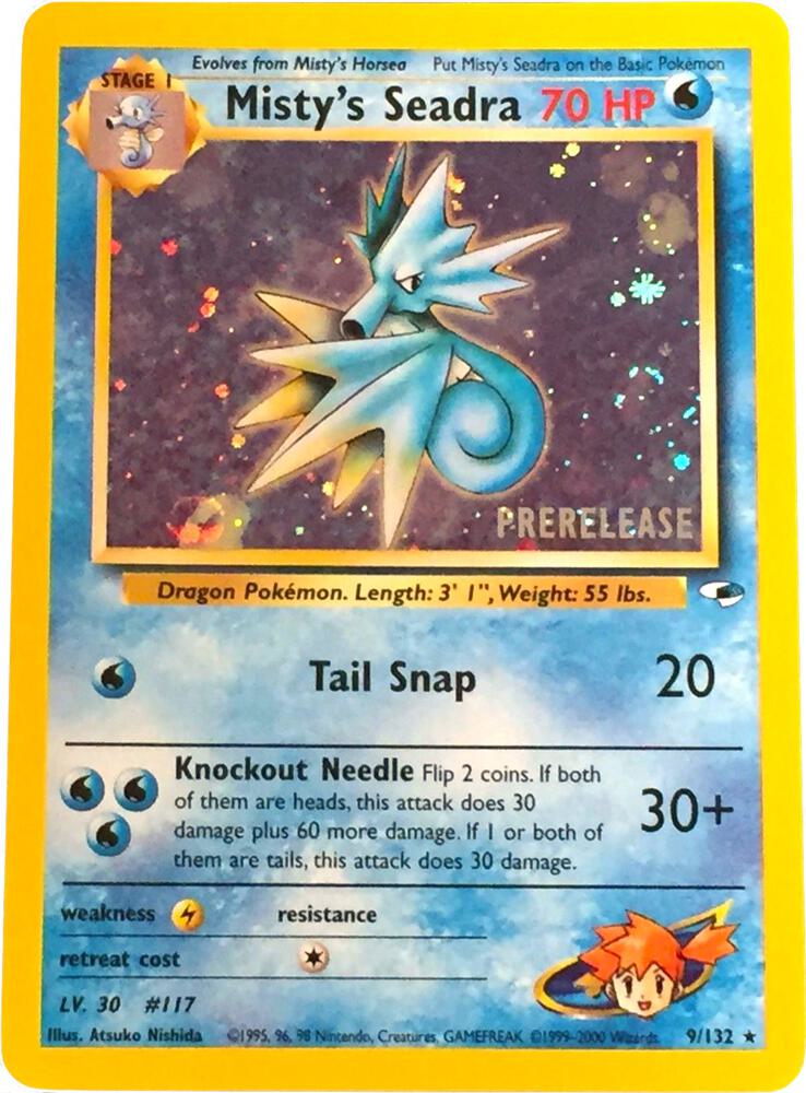 Pokémon: Misty's Seadra (Prerelease) - WoTC Promo - VGMX