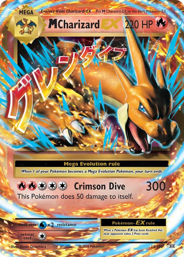 M Charizard EX - 13/1080 - XY - Evolutions