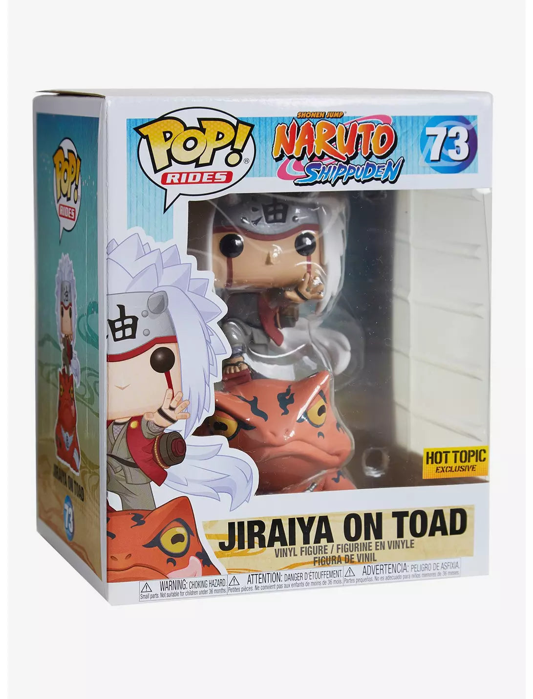 Funko Naruto Shippuden Pop! Rides Jiraiya On Toad Vinyl Figure Hot Topic Exclusive