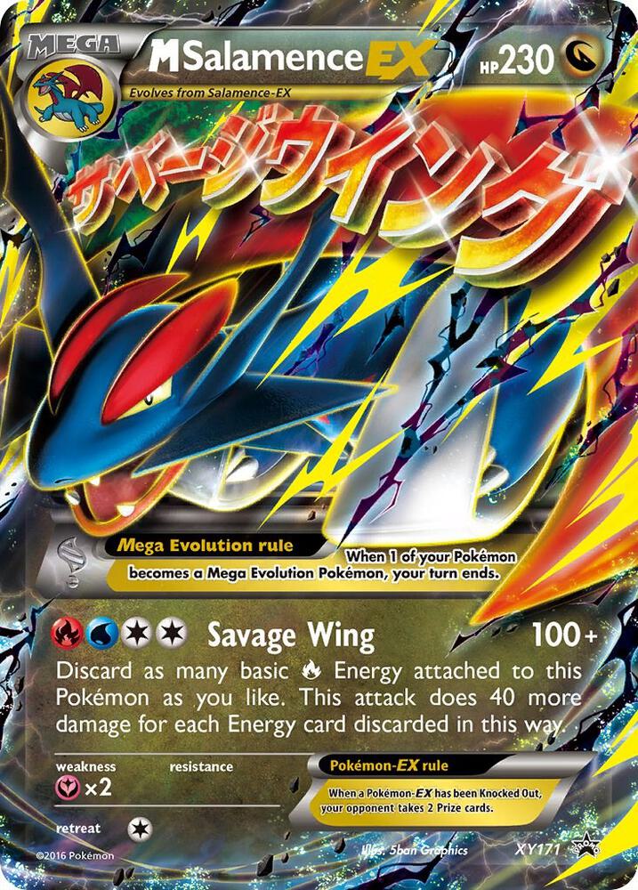 Pokémon: M Salamence EX - XY171 - XY Promos - VGMX