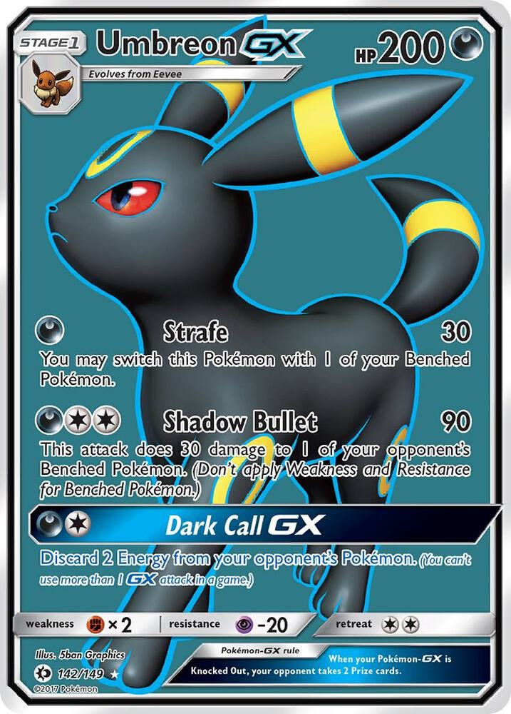 Umbreon GX (Full Art) - SM Base Set (SM01)