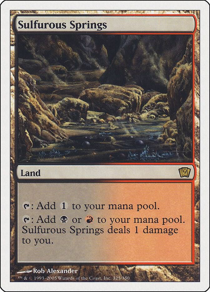 Magic: The Gathering: Sulfurous Springs - 9th Edition