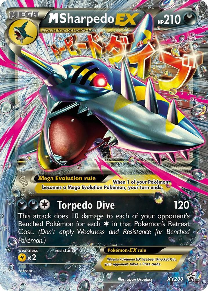 Pokemon: M Sharpedo EX - XY200 - XY Promos - VGMX