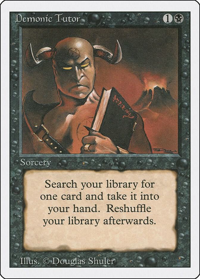 Demonic Tutor - Revised Edition