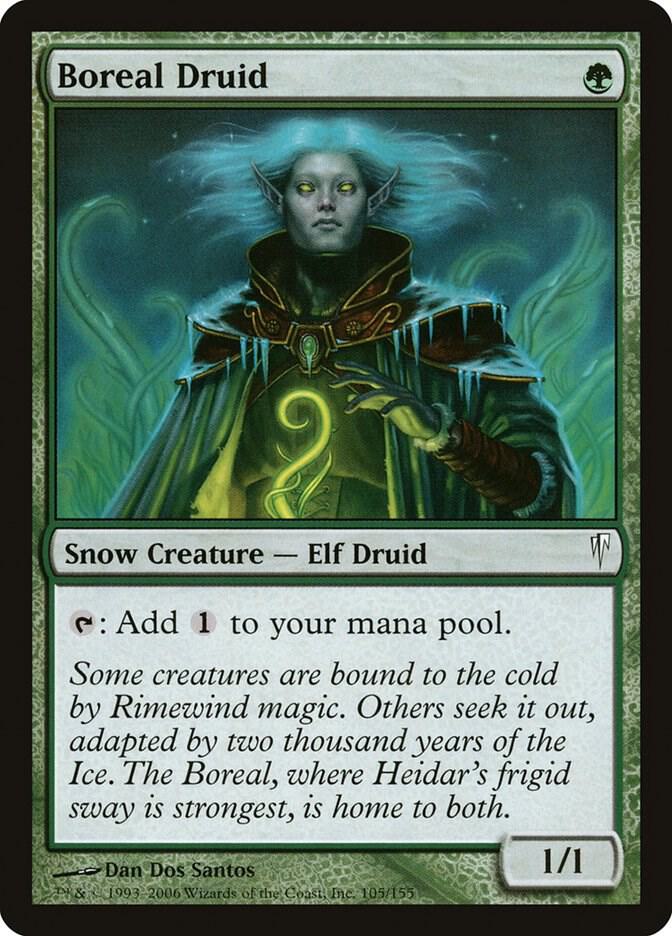 Magic: The Gathering: Boreal Druid - Coldsnap - VGMX
