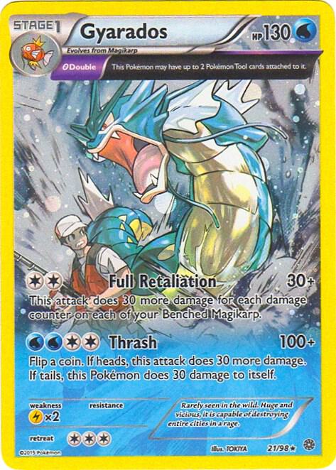 Pokémon: Gyarados - 21/98 (Cosmos Holo) - Miscellaneous Cards & Products - VGMX