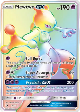 Mewtwo GX (Secret) - Shining Legends (SHL)